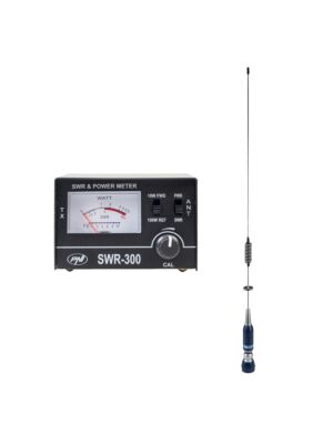 Antena CB PNI ML75 si reflectometru pentru masurare SWR