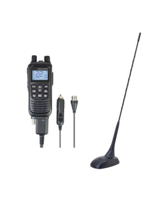 Kit Statie radio CB portabila PNI Escort HP 82, multi standard, 4W, 12V, AM-FM cu antena CB PNI Extra 48