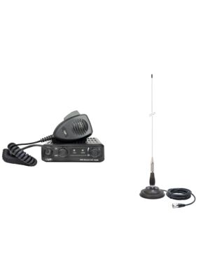 Kit Statie radio CB PNI Escort HP 2020 un singur canal 22 cu antena CB PNI ML100 cu magnet