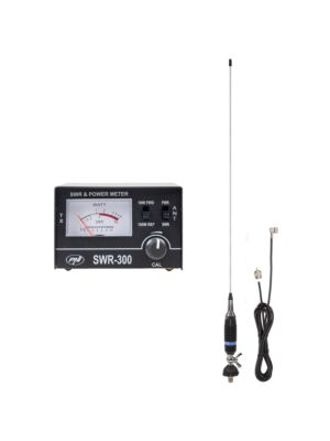 Antena CB PNI S9 si reflectometru pentru masurare SWR