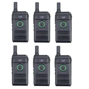 Kit 6 statii radio portabile PNI PMR R10 PRO, 446MHz, 0.5W, 16 canale programabile, 16 PMR si tonuri 50 CTCSS si 104 DCS