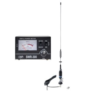 Antena CB PNI S75 si reflectometru pentru masurare SWR